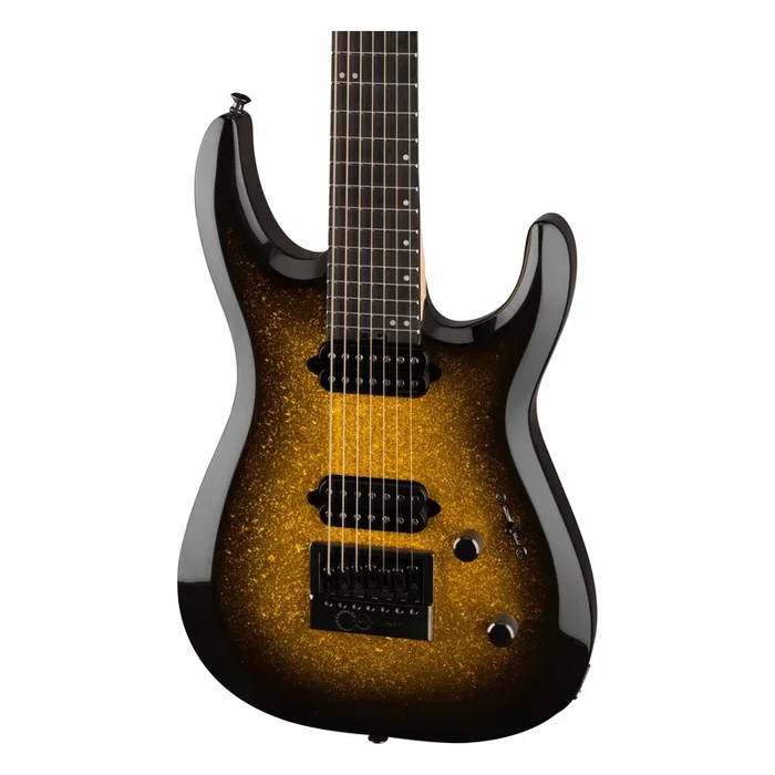 Jackson Pro Plus Series DK Modern EVTN7 – Ebony Fingerboard, Gold Sparkle
