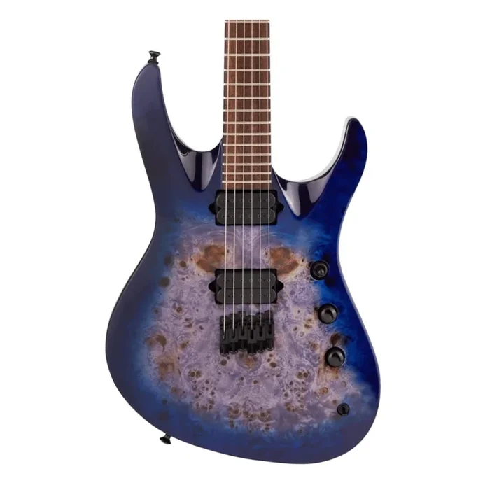 Jackson Pro Series Chris Broderick Sig Soloist HT6P – Transparent Blue