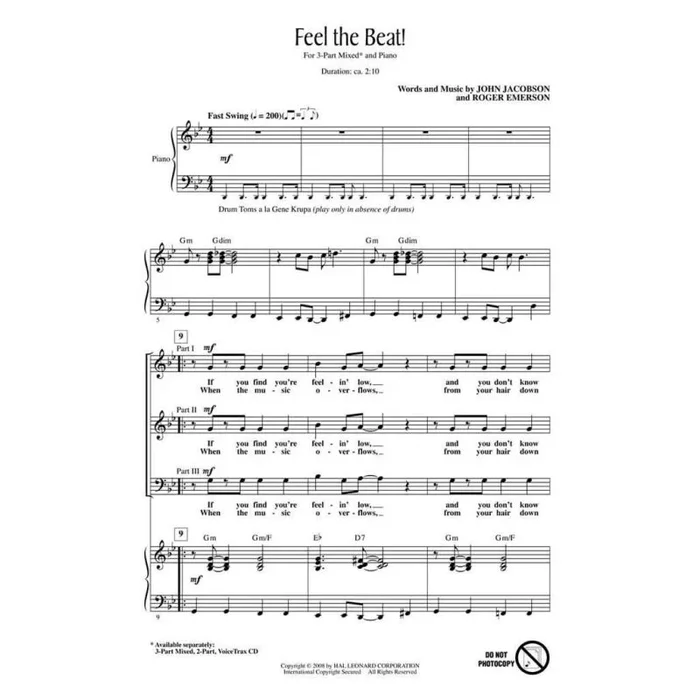 Jacobson & Emerson – Feel the Beat!