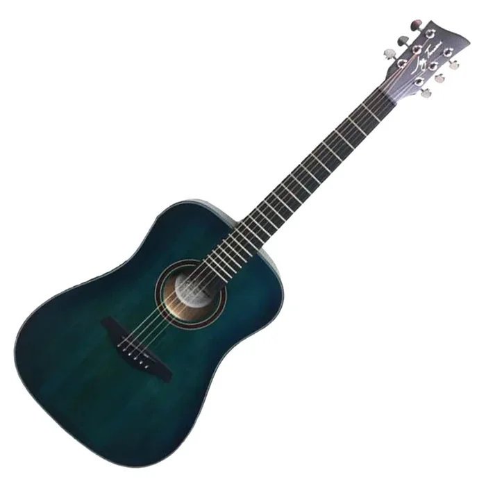 Jay Turser 3/4 Steel String Acoustic Guitar in Satin Blue – JTA53SBL