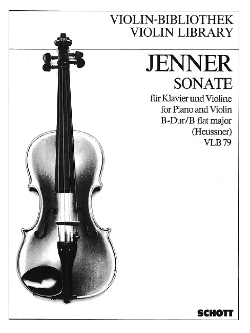 Jenner, Cornelius Uwe Gustav : Jenner, Cornelius Uwe Gustav : Sonata in Bb Major, – violin and piano – Schott Digital