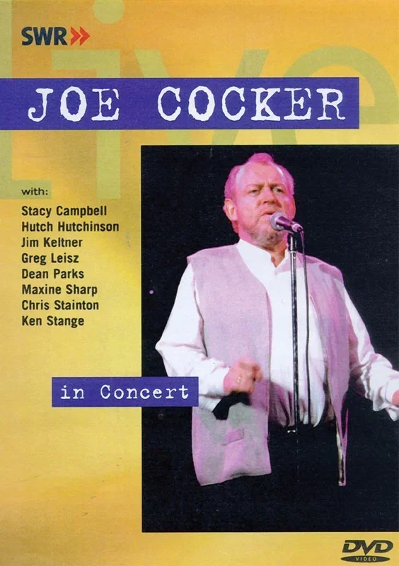 Joe Cocker In Concert DVD Book