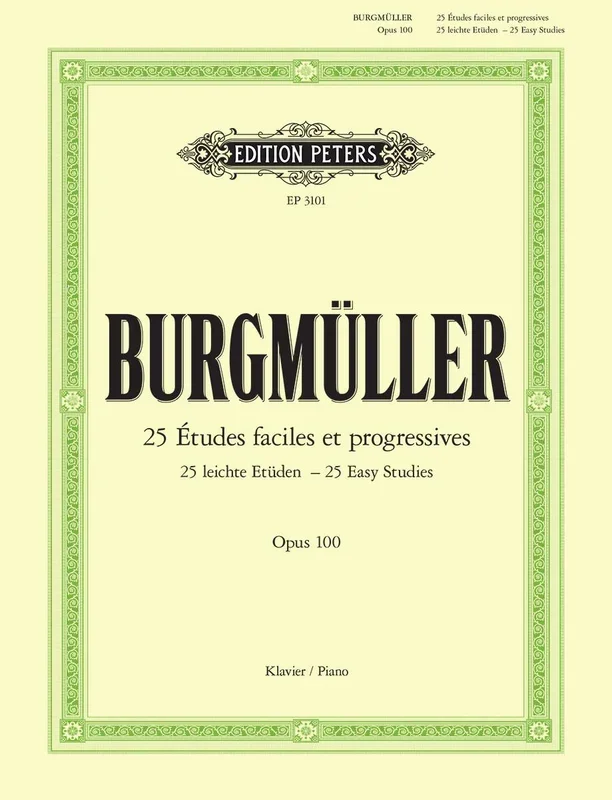 Johann Friedrich Burgmüller : Johann Friedrich Burgmüller : La Styrienne Op. 100 No. 14 – Piano – Faber Digital
