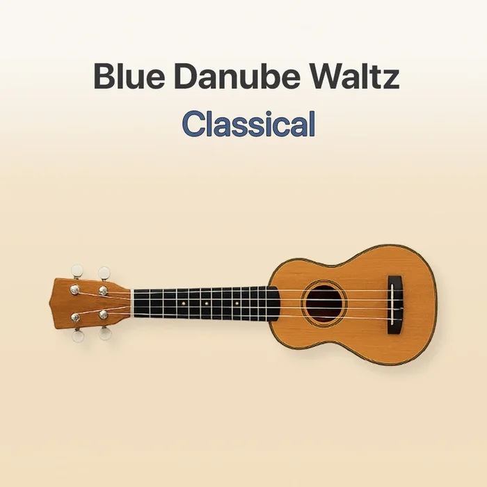 Johann Strauss Blue Danube Waltz – Ukulele Tab