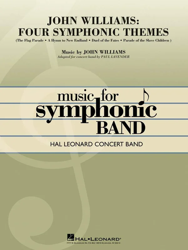 John Williams: Four Symphonic Themes: Hal Leonard Concert Band