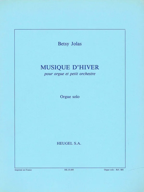 Jolas: Musique D’hiver