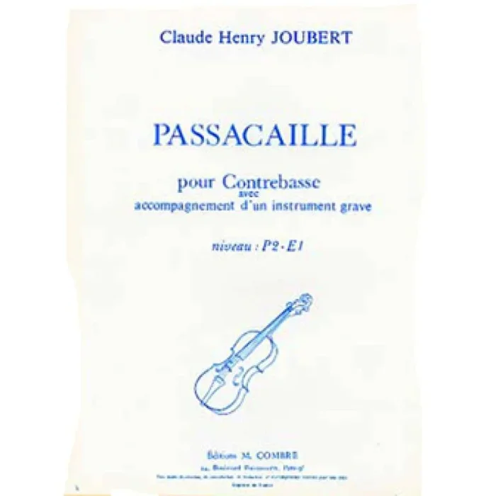 Joubert, Claude-Henry – Passacaille