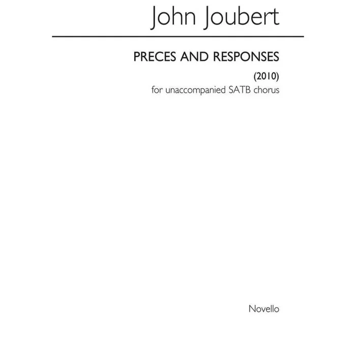 Joubert, John – Preces And Responses
