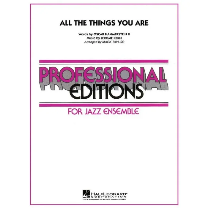 Kern, Jerome – All The Things You Are