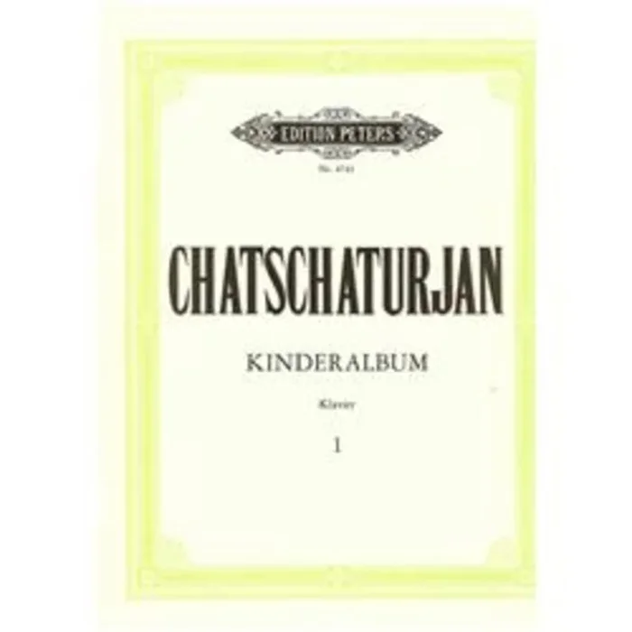 Khatchaturian – Childrens Album Vol 1 Book