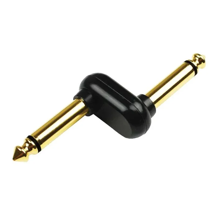 Kirlin K2631BGZ Z Style Pedal Adapter 1/4″ Mono M, Gold Plated, Pack of 2