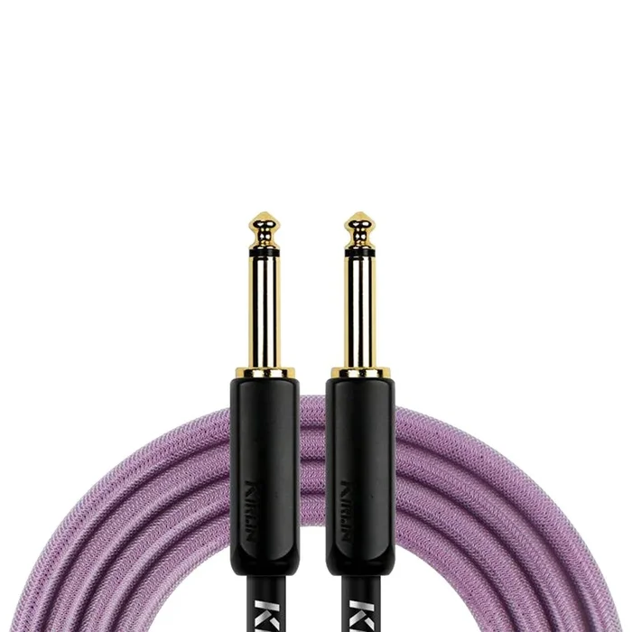 Kirlin KIPW201BPU-10 10Ft PVC Woven Premium Instrument Cable – Purple