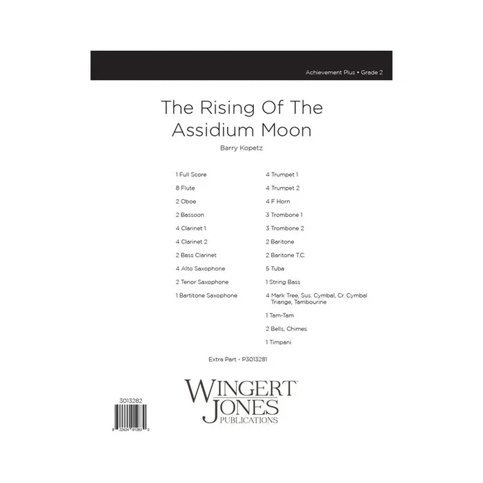 Kopetz, Barry E. – Rising Of The Assidium Moon – Full Score