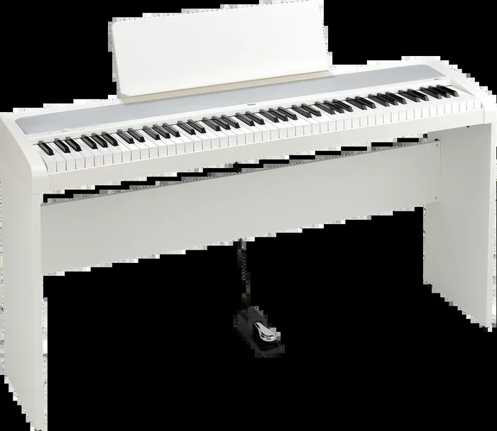 Korg 88 Key Digital Piano 12 Selected Sounds in White| Stand Included – B2PLUSSPWH