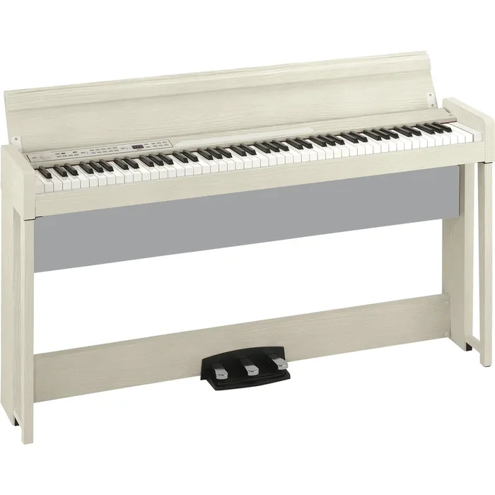 Korg 88 Key Digital Piano RH3 Concert w/Bluetooth in White Ash | BENCH EXTRA – C1AIRWA