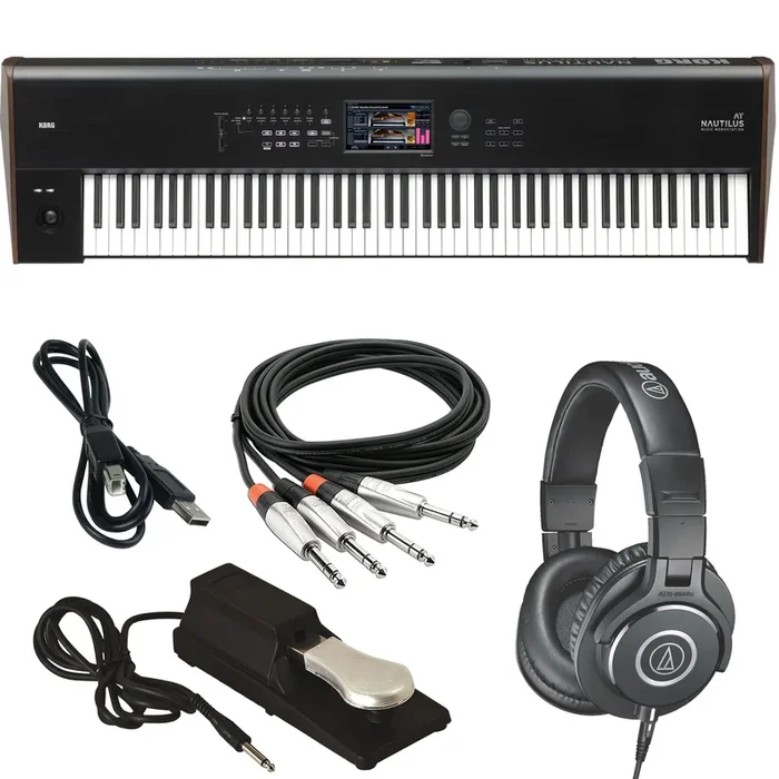 Korg Nautilus AT 88-Key Music Workstation BONUS PAK