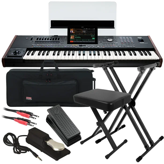 Korg PA5X 61-key Professional Arranger Workstation Keyboard STAGE KIT