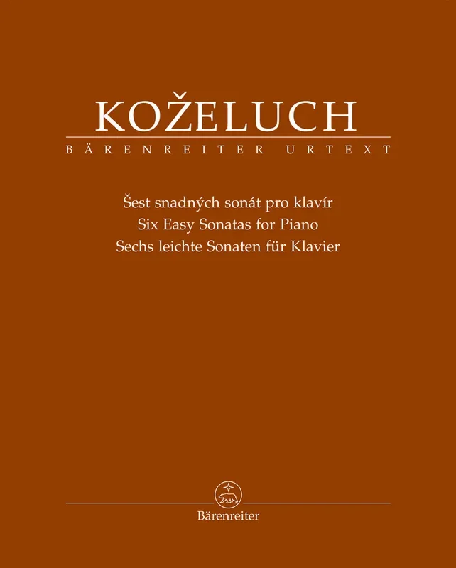 Koželuch: 6 Easy Piano Sonatas