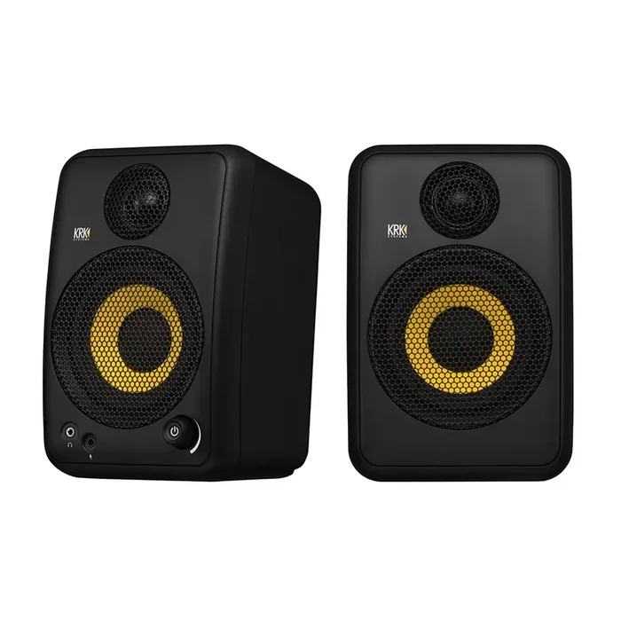 KRK Go Aux Portable 4 Studio Monitors with Measurement Microphone – Pair