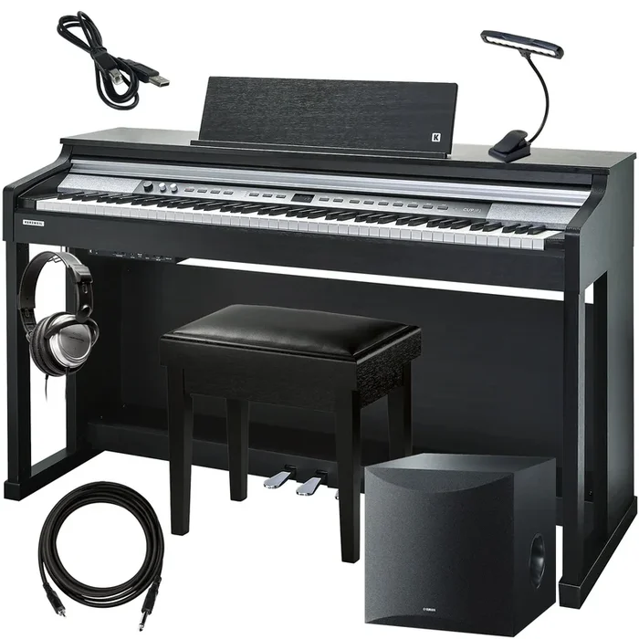 Kurzweil CUP P1 Digital Piano – Dark Rosewood COMPLETE HOME BUNDLE PLUS