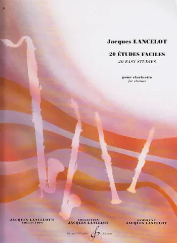 Lancelot : 20 Etudes Faciles: Clarinet (Billaudot)