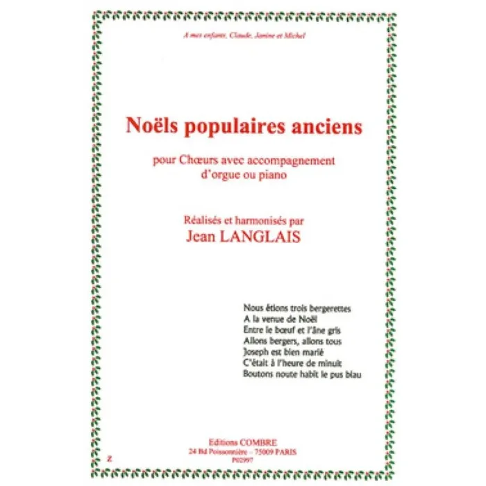 Langlais, Jean – Noëls populaires anciens (7)