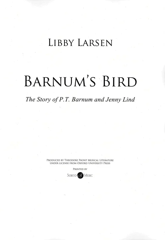 Larsen: Barnum’s Bird