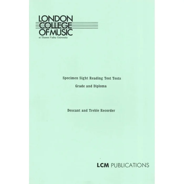 LCME – Recorder Specimen Sight Reading