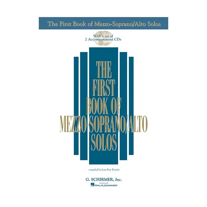 Le premier livre de solos de mezzo-soprano/alto Livre et audio en ligne