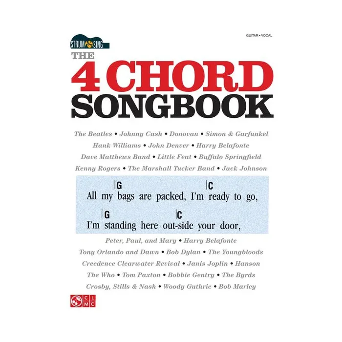 Le recueil de chansons à 4 accords
