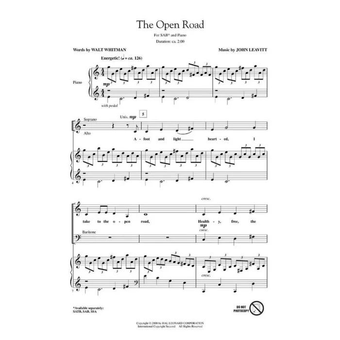 Leavitt, John – The Open Road