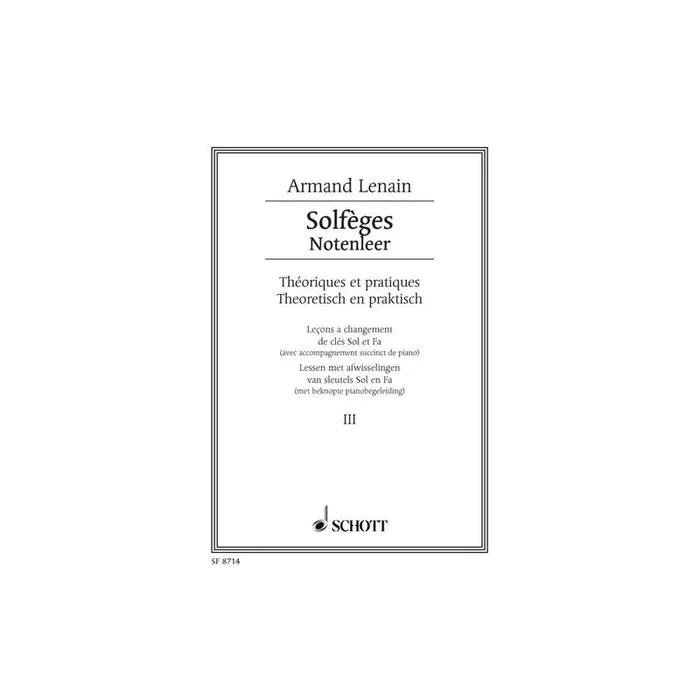 Lenain, Jean – Solfèges Nr. 3