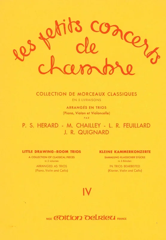 Les petits concerts de chambre – Volume 4