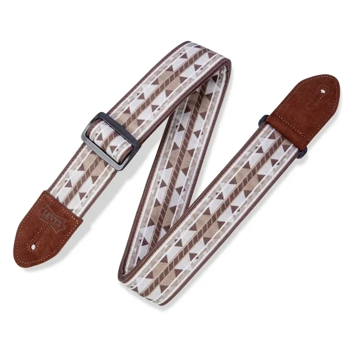 Levys 2 Inch Jacquard Guitar Strap Chocolate Diamond – MC8JQ001