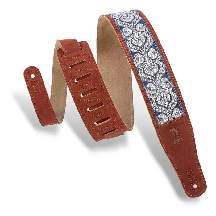 Levys Embellish Suede Guitar Strap – MSJ26-RST