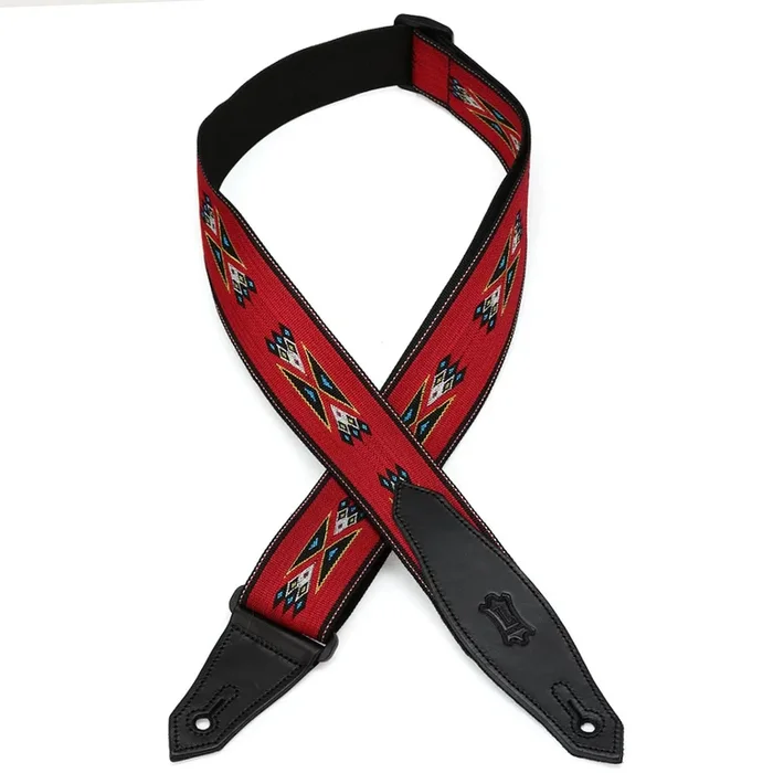 Levys Jaquard Guitar Strap – MSSN80RED
