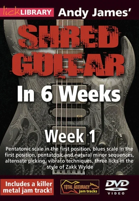 Lick Library Shred Guitar In 6 Weeks Wk 1