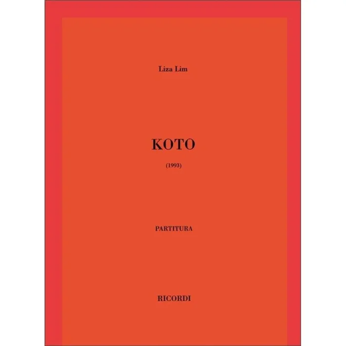 Lim, Liza – Koto