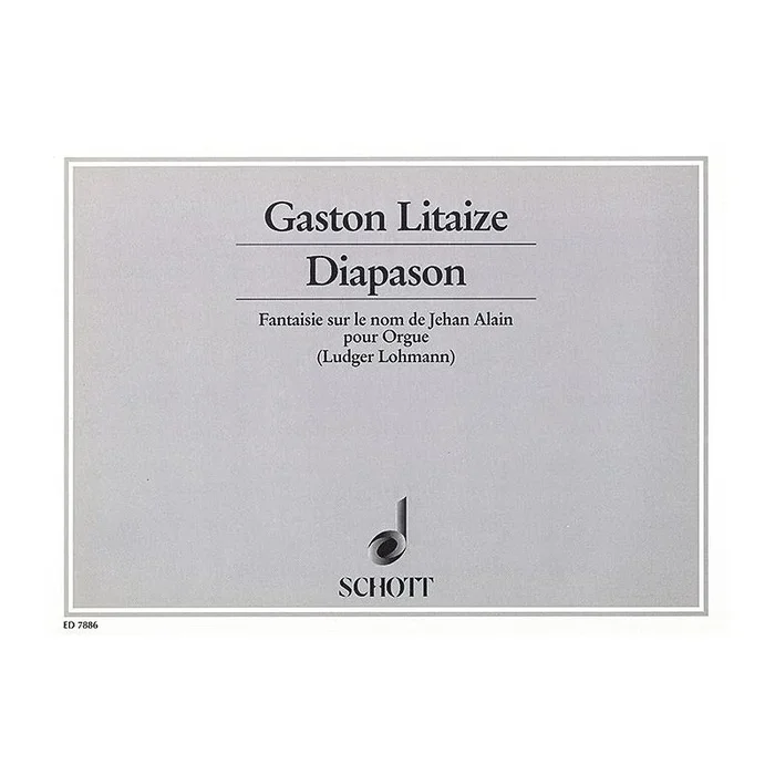 Litaize, Gaston – Diapason
