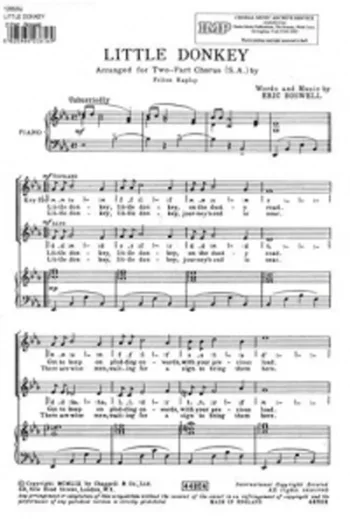 Little Donkey: Vocal: Vocal SATB (Boswell Arr WARNICK)