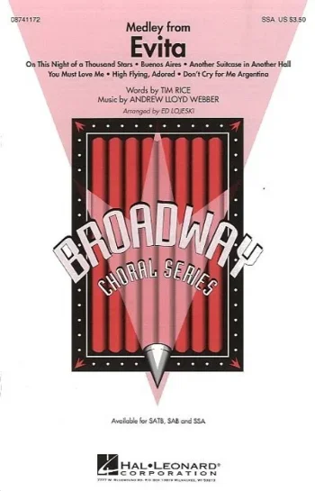Lloyd Webber A. : Medley From Evita: Vocal SSA & Piano
