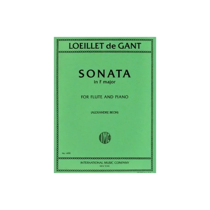 Loeillet de Gant, Jean Baptiste – Sonata in F major