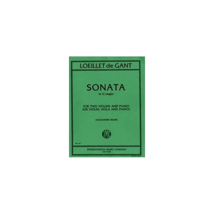 Loeillet de Gant, Jean Baptiste – Sonata in G major