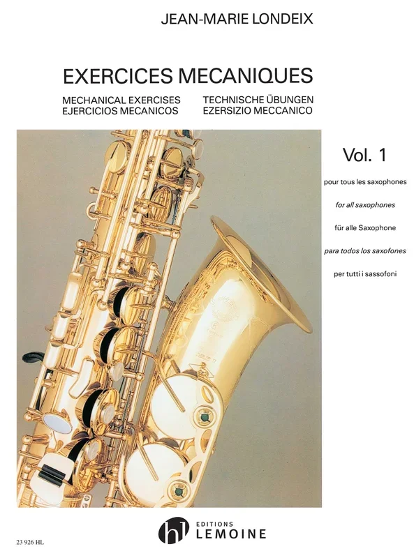 Londeix: Exercices mécaniques – Volume 1