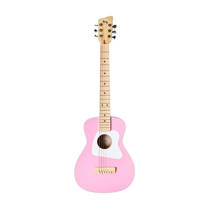 Loog Pro VI Children’s Acoustic Guitar in Pink