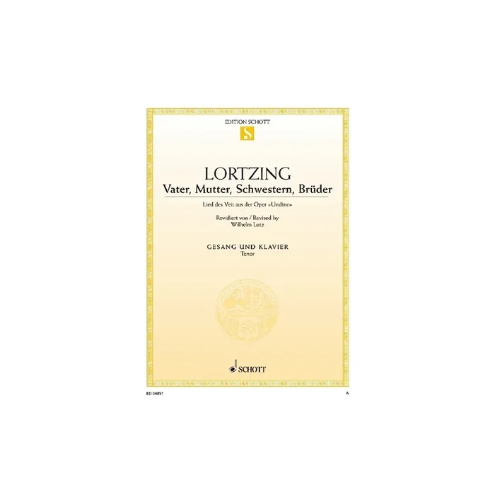Lortzing, Albert – Vater, Mutter, Schwestern, Brüder