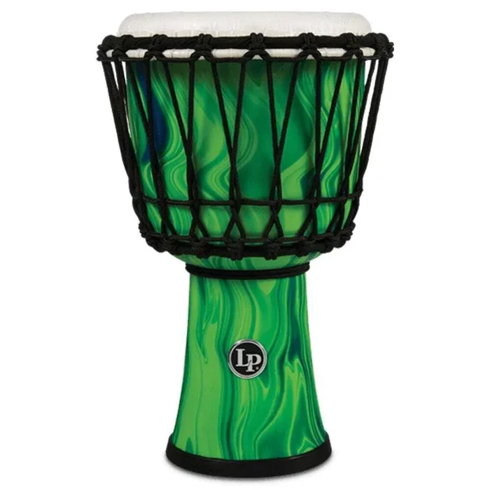 LP 7″ Rope Djembe Green Marble LP1607GM