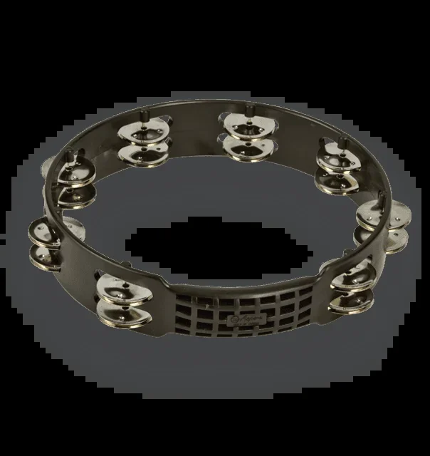 LP – Latin Percussion – Aspire 10″ Double Row Tambourine – Black Finish (LPA190)