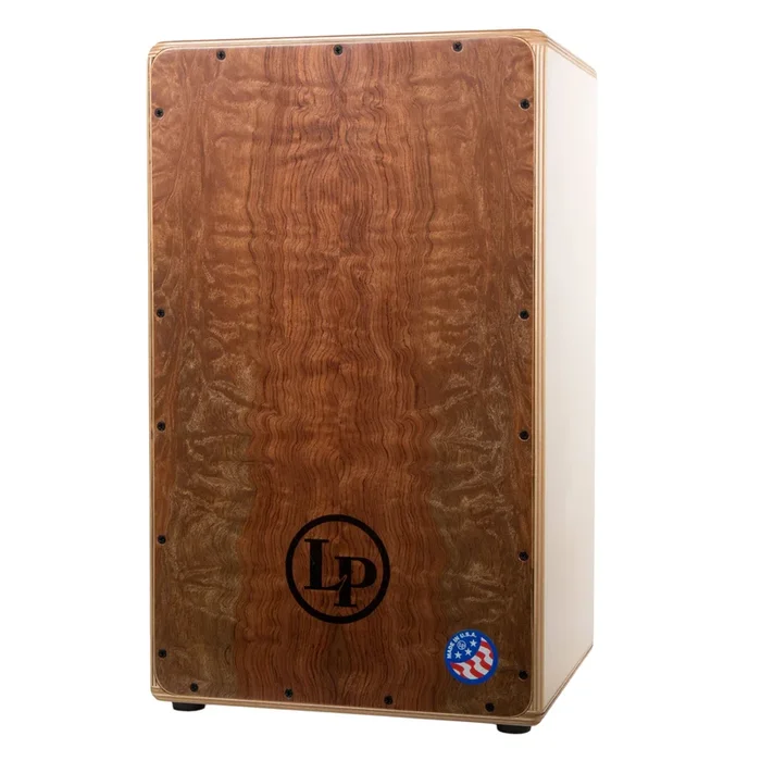 LP AMERICANA GROOVE WIRE CAJON In Birdseye Maple W/Herringbone Center Inlay