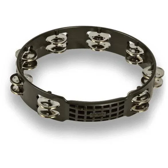 LP Aspire 10″ Tambourine, Black, LPA190